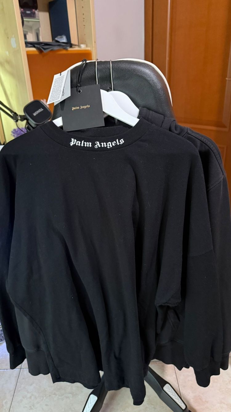 Palm Angels Palm Angels Black Long Sleeve Shirt product image